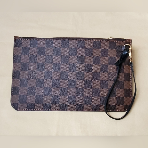 Louis Vuitton Neverfull MM GM Damier Ebene Pouch - Picture 2 of 12